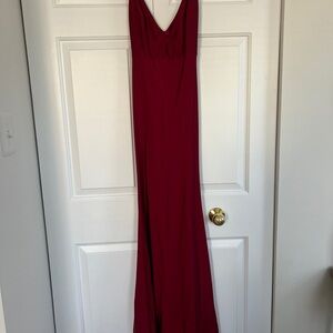 Elegant Red Evening Gown